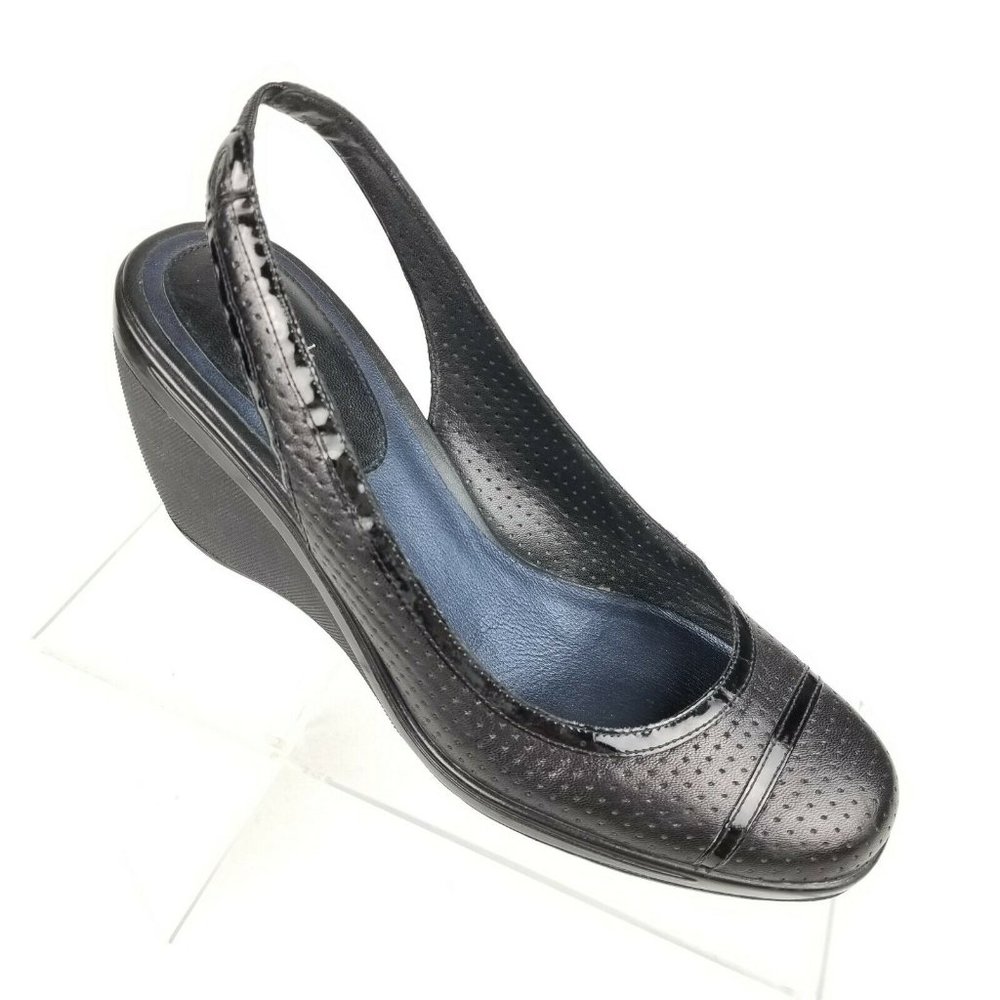 Cole Haan G Series Womens Slingback Pumps Wedge 8